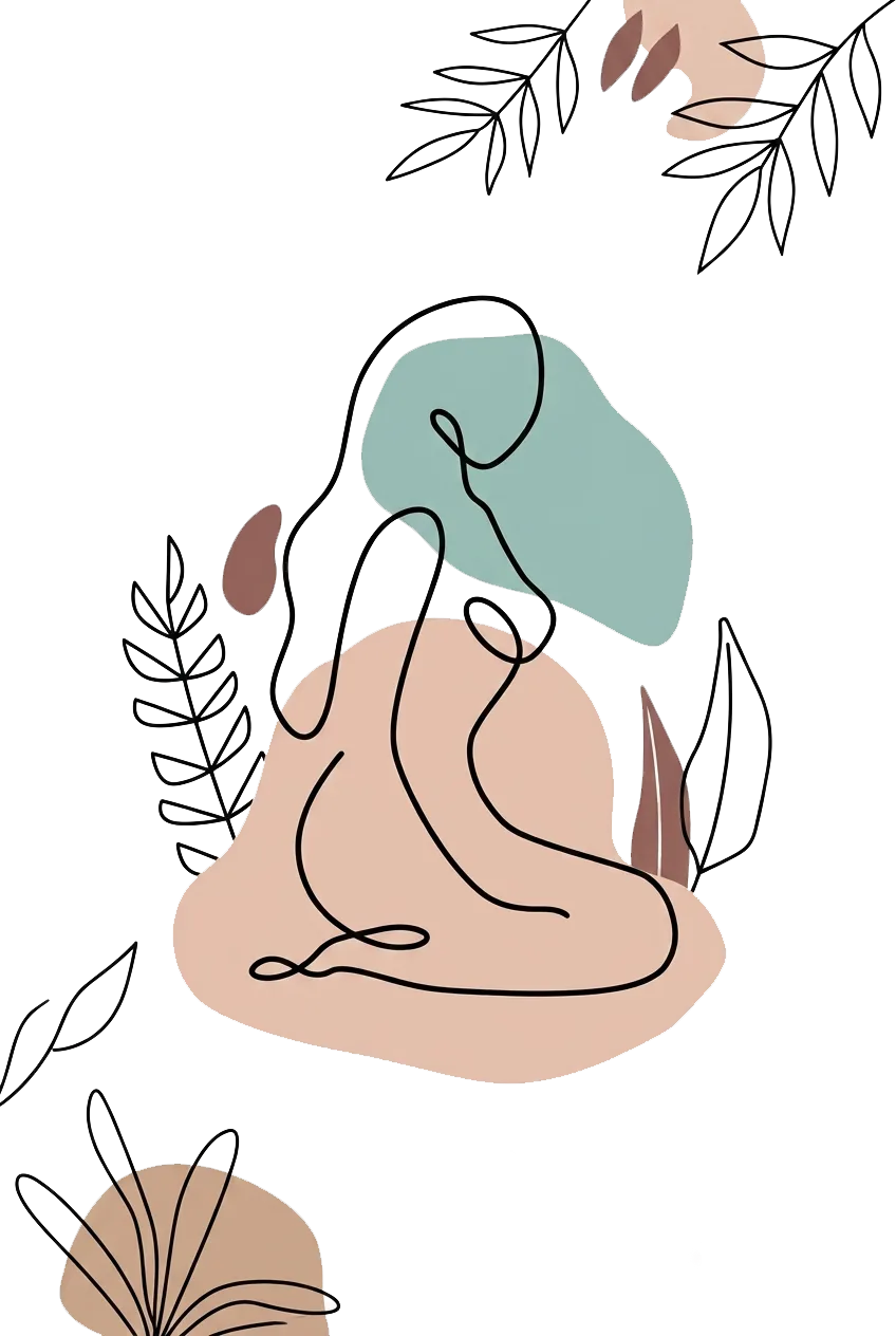 Ilustración de calma y naturaleza
